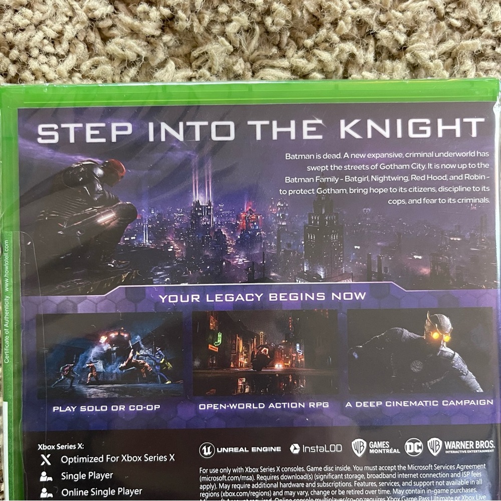 Xbox Gotham Knights Videogame - Picture 4 of 6